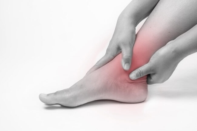 Ankle impingement causing pain